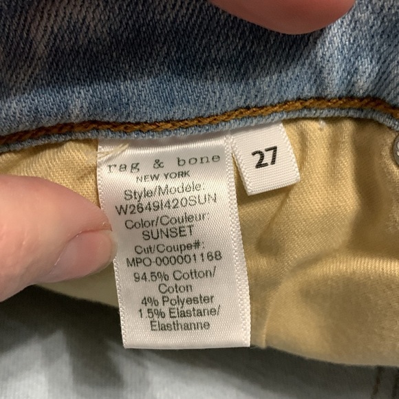 Rag & Bone Nina High-Rise Ankle Flare 27 - Picture 13 of 14